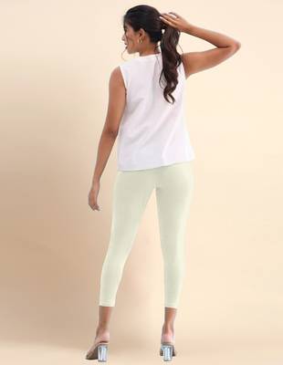 Butter Microfiber elastane stretch soft cropped leggings with ultrasoft waistband 4