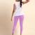 CupCake Microfiber elastane stretch soft cropped leggings with ultrasoft waistband