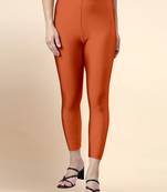 DusstyOrange Microfiber elastane stretch soft cropped leggings with ultrasoft waistband