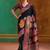 black modal cotton pashmina weaving saree – ready to dispatch