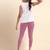 Flamingo Microfiber elastane stretch soft cropped leggings with ultrasoft waistband