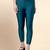 Indigo Microfiber elastane stretch soft cropped leggings with ultrasoft waistband