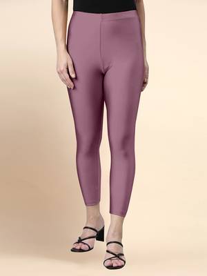 LightOnion Microfiber elastane stretch soft cropped leggings with ultrasoft waistband 1