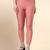 LightPink Microfiber elastane stretch soft cropped leggings with ultrasoft waistband
