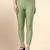 OliveGreen Microfiber elastane stretch soft cropped leggings with ultrasoft waistband
