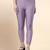 PalePurple Microfiber elastane stretch soft cropped leggings with ultrasoft waistband