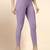 PalePurple Microfiber elastane stretch soft cropped leggings with ultrasoft waistband