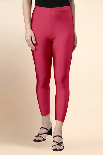 RasBerry Microfiber elastane stretch soft cropped leggings with ultrasoft waistband