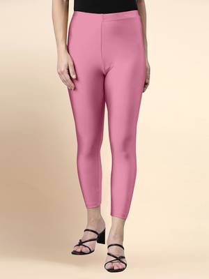 RosePink Microfiber elastane stretch soft cropped leggings with ultrasoft waistband 1