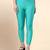 SeaGreen Microfiber elastane stretch soft cropped leggings with ultrasoft waistband