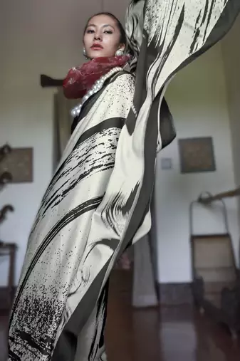 white modal satin printed saree | new launch