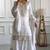 White Embroidered Kurti With Palazzo Sequins Work Designer Kurti Set With Dupatta