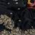 Black Color Beads And  Sequence Embroidery Work Space Silk Blend Saree
