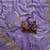 Lavender Color Beads And  Sequence Embroidery Work Space Silk Blend Saree