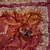 Orange Color Beads And  Sequence Embroidery Work Space Silk Blend Saree