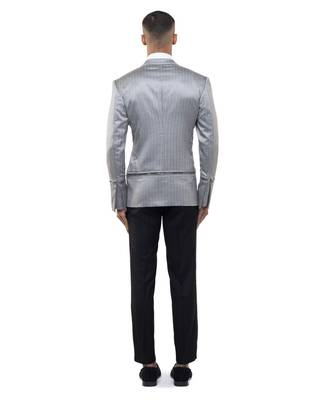 Grey woolen blends blazer 4