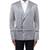 Grey woolen blends blazer
