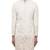 White embroidered silk sherwani set