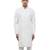 White embroidered silk sherwani set