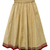 woven sleeveless embroidered top with lehenga-red & biege