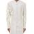 White embroidered silk sherwani set