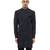 Black embroidered silk sherwani set