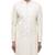 White embroidered silk sherwani set