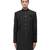 Green embroidered woolen blends sherwani set