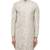 Beige embroidered silk sherwani set