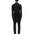 Black embroidered silk sherwani set