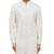 White embroidered silk sherwani set