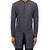 Grey embroidered silk sherwani set