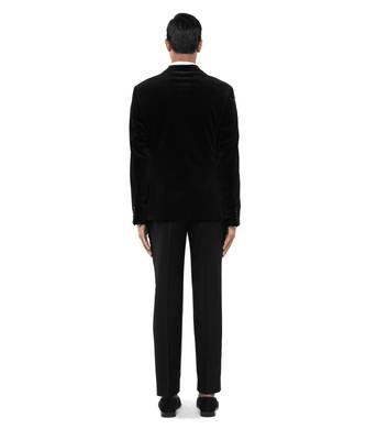 Black velvet tuxedo set 4