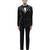 Black velvet tuxedo set