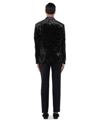 Black velvet tuxedo set 4