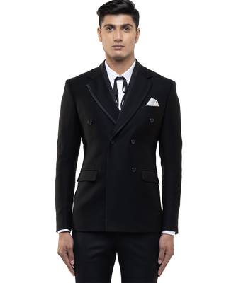 Black velvet tuxedo set 1