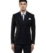 Black velvet tuxedo set