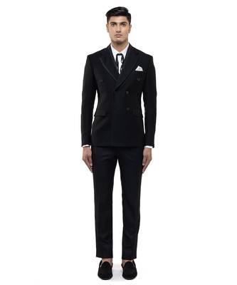 Black velvet tuxedo set 2