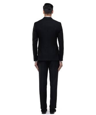 Black velvet tuxedo set 4