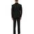 Black woolen blends tuxedo set