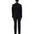 Black woolen blends tuxedo set