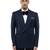 Blue woolen blends tuxedo set