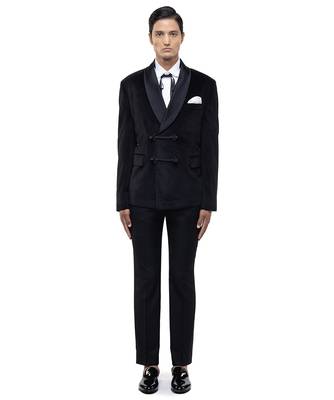 Black velvet tuxedo set 2