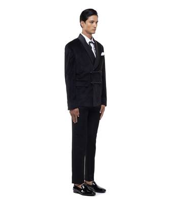 Black velvet tuxedo set 3