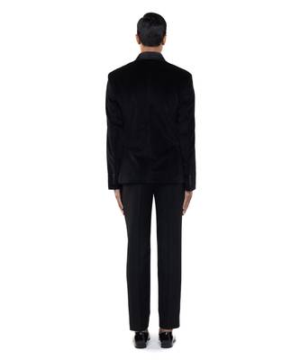 Black velvet tuxedo set 4