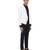 White woolen blends tuxedo set