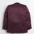 Boys wine satin geometric jacquard woven 3-piece suit set with bow tie