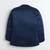 Boys royal blue satin modern geometric jacquard woven 3-piece suit set with bow tie
