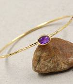Purple amethyst bracelet | handmade 925 sterling silver jewelry