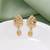 Gold color antique earrings